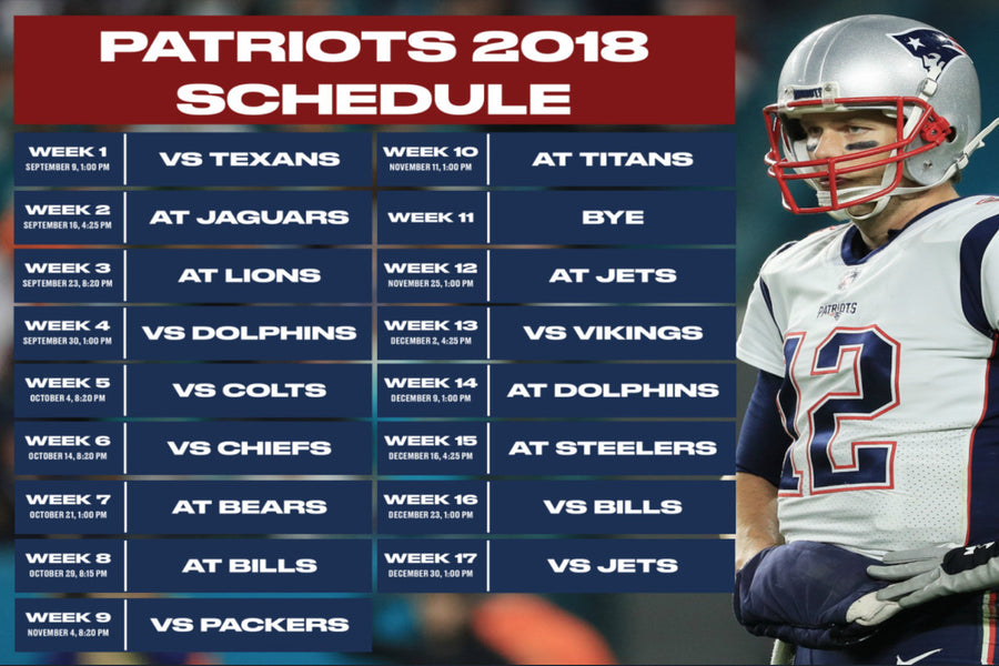 Patriots Schedule