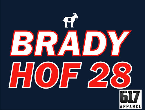 Brady HOF 28 Goat Hoodie