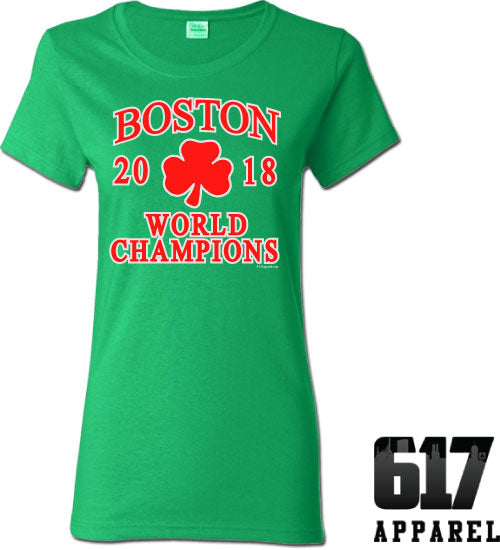 Boston World Champions 2018 Ladies T-Shirt