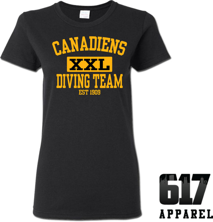 Candadiens XXL Diving Team Ladies T-Shirt