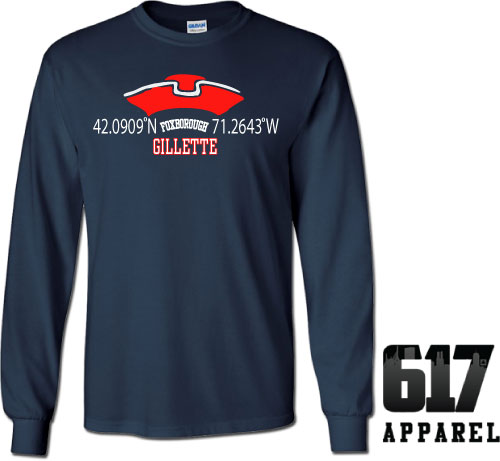 Destination Gillette New England Football Long Sleeve T-Shirt