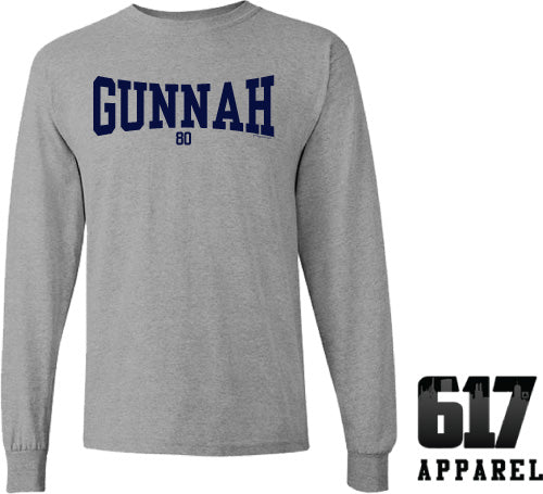 GUNNAH Patriot New England Gunner Long Sleeve T-Shirt