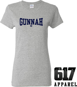 GUNNAH Patriot New England Gunner Ladies T-Shirt