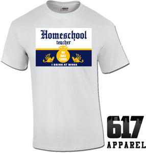 Homeschool Beer Themed Coronavirus COVID-19 Unisex T-Shirt