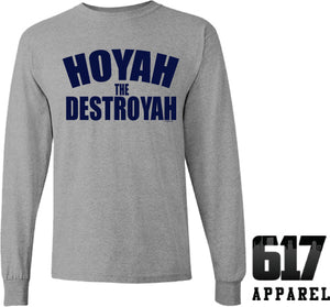 HOYAH the DESTROYAH Brian Hoyer New England Football Long Sleeve T-Shirt