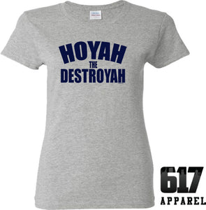 HOYAH the DESTROYAH Brian Hoyer New England Football Ladies T-Shirt