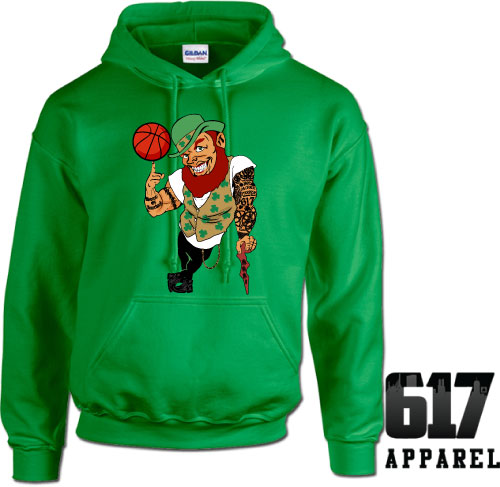 Lucky the Thug Boston Basketball Hoodie