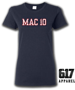 MAC 10 Jones New England Football Ladies T-Shirt