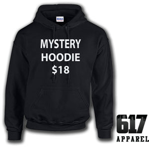 One Small HOODIE Mystery T-Shirt $17