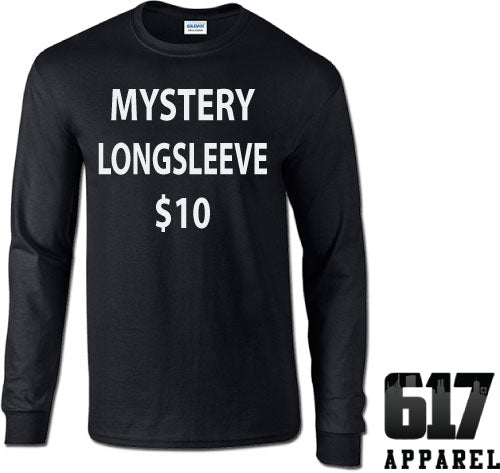 One Small LONG SLEEVE Mystery T-Shirt $10