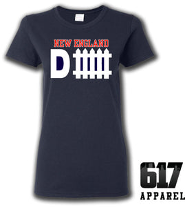 New England D-Fence Ladies T-Shirt