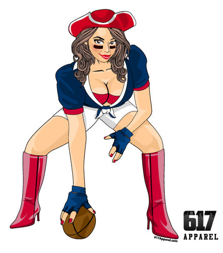Patty the Patriot Babe Unisex T-Shirt