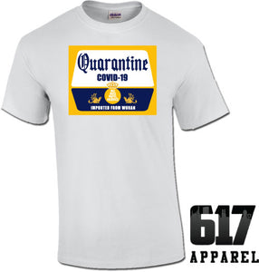 Quarantine Beer Themed Coronavirus COVID-19 Unisex T-Shirt