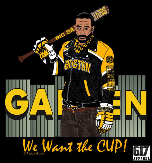 The Walking Bear Boston Hockey Long Sleeve T-Shirt