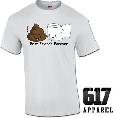 Poop and Toilet Paper Emoji BFF Coronavirus COVID-19 Unisex T-Shirt