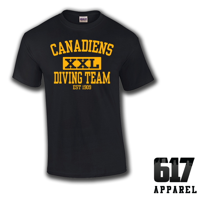 Candadiens XXL Diving Team Unisex T-Shirt