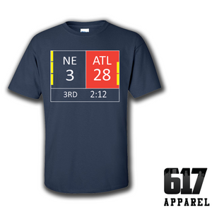 New England LI Score 28-3 Unisex T-Shirt – 617Apparel
