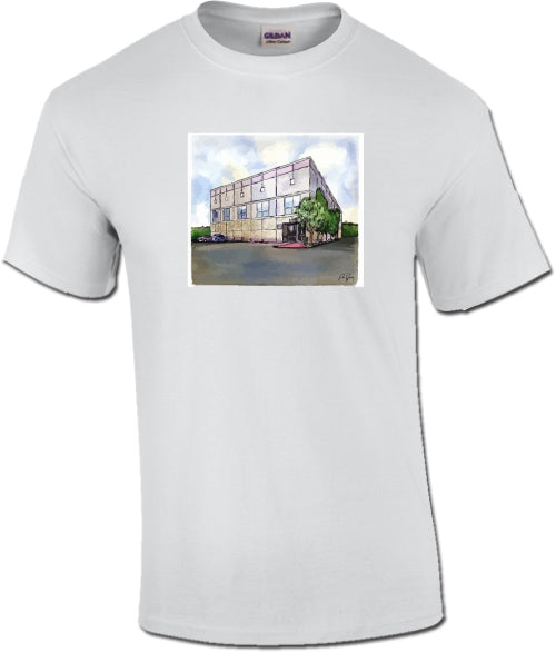 Pam Beesly Office Bulding Watercolor The Office Unisex T-Shirt