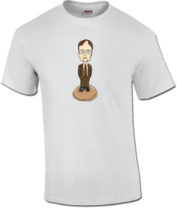 Dwight Schrute Bobblehead, inspired by The Office Unisex T-Shirt