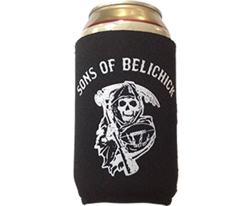 Sons of Belichick Beer Koozie New England Football